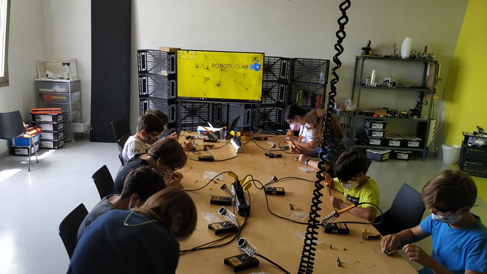 Robotics Workshop in Progress